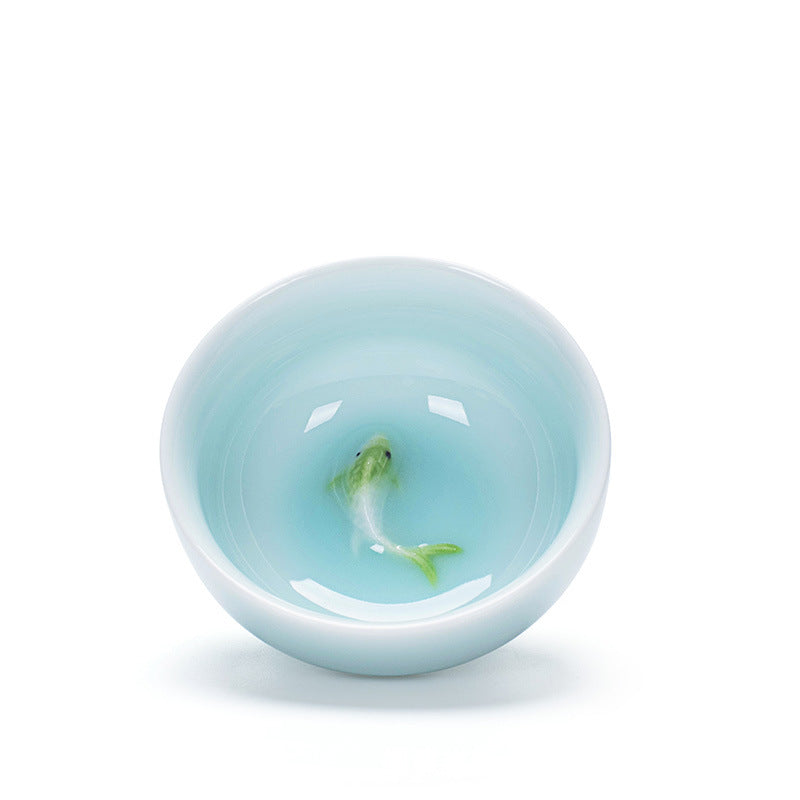 Colored Small Fish Teacup