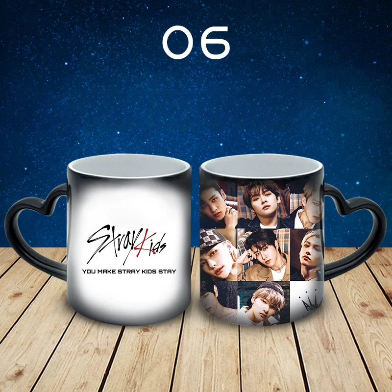KPOP Pattern Color Changing Mug
