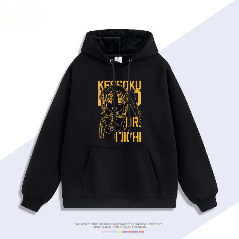 Casual Anime Yamada Print Hoodie