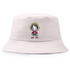 Luffy Embroidered Bucket Hat