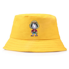 Luffy Embroidered Bucket Hat