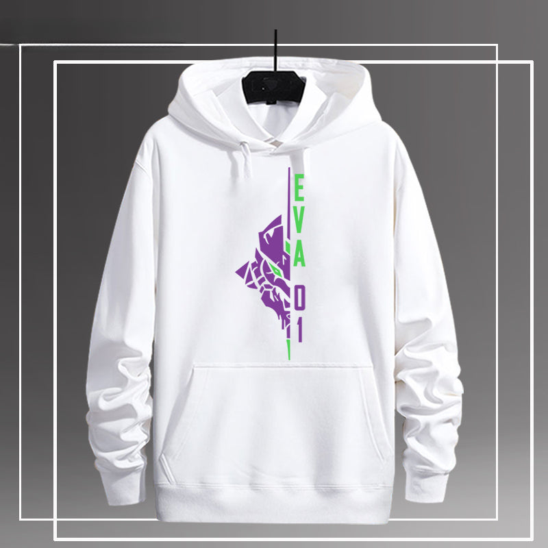 EVA-01 02 Print Men's Pullover Hoodie