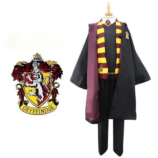 Harry Cosplay Costume Uniform Cape