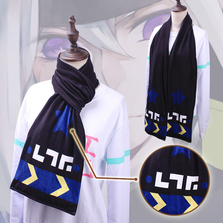 Trendy Anime Warm Velvet Scarf