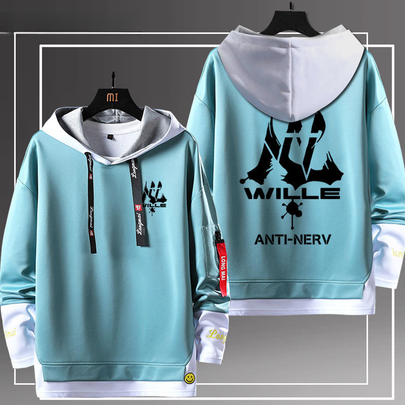 EVA NERV Logo Men's Pullover Hoodie