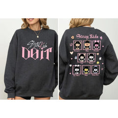 SKZ Do It Graphic Print Hoodie Sweatshirt