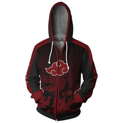 Unisex Anime 3D Print Zipper COSPLAY Hoodie