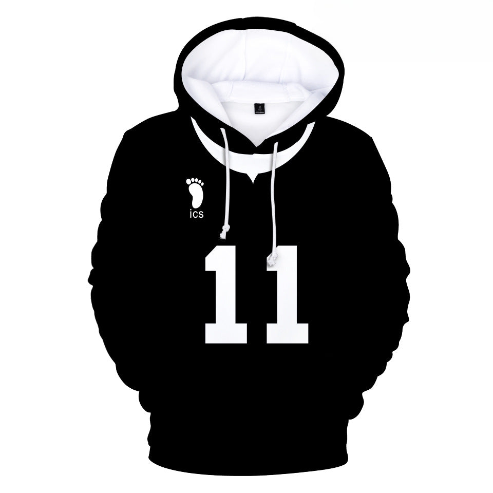 Unisex Inarizaki High 3D Print Sports Hoodie