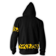 Unisex Trafalgar Law 3D Printed Cosplay Hoodie