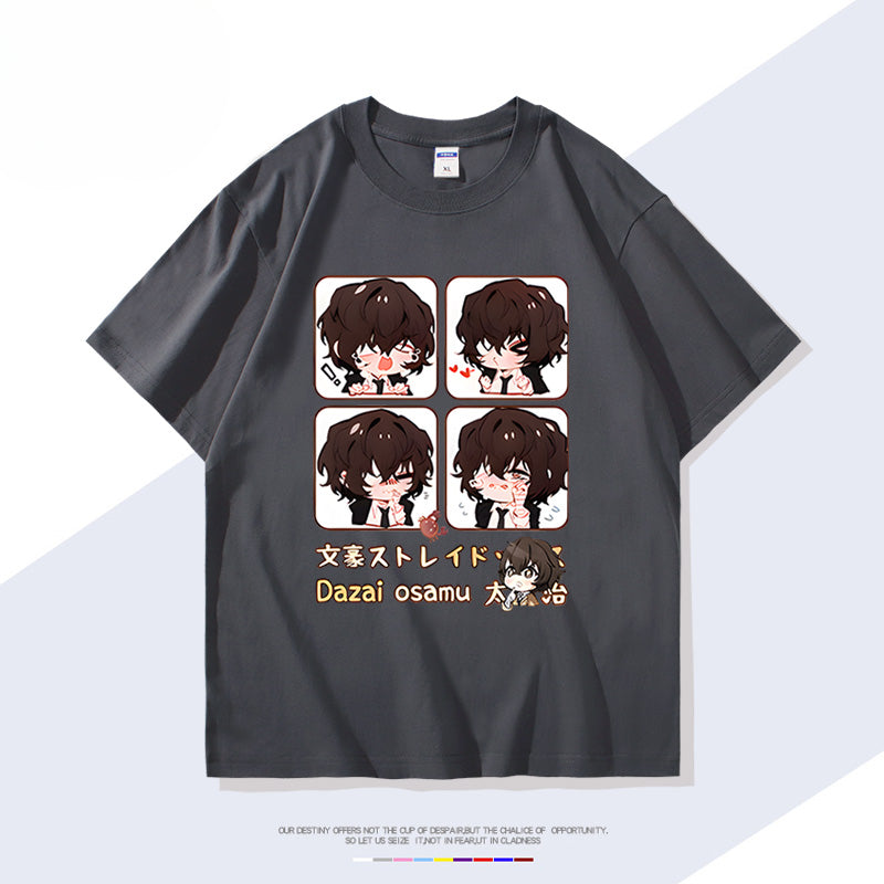 Trendy Anime Pattern Short-sleeved T-shirt