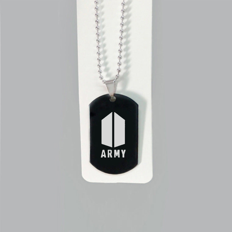 Kpop ARMY Logo Necklace