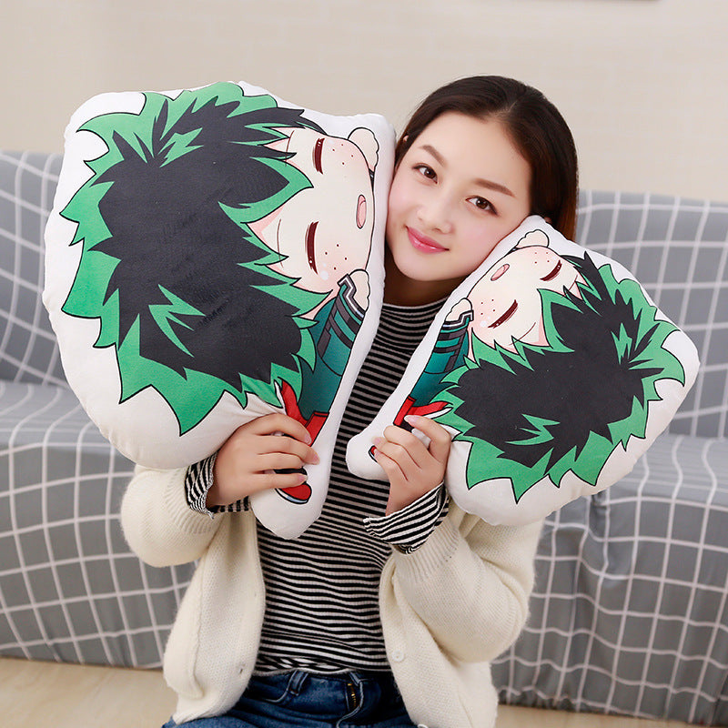Deku Bakugou Anime Throw Pillow