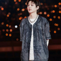 BANGTAN Tour Short-sleeved Baseball Jersey Top