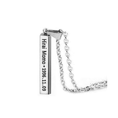 KPOP Vertical Pendant Necklace