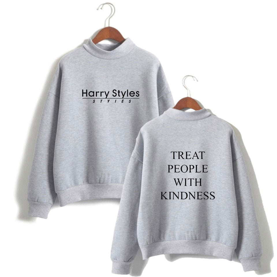 Cute Harry Letter Crew Neck Sweatshirt