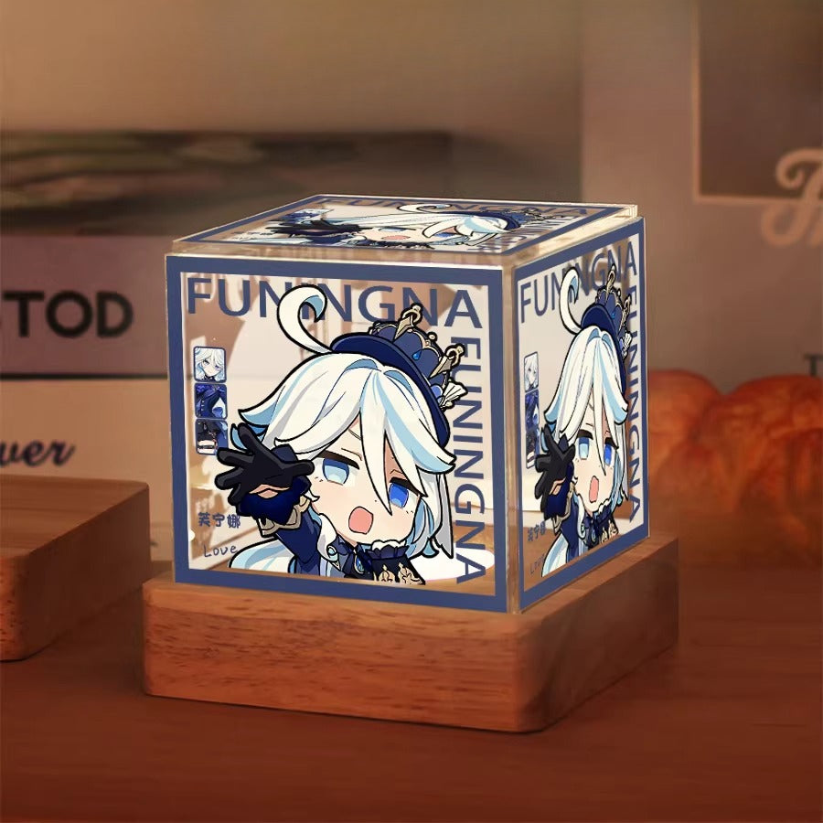 Furina Zhongli Yae Miko Night Light Ornament Gifts