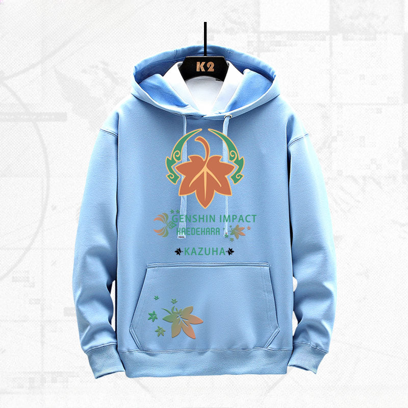 Game Pattern Printed Loose Hoodie