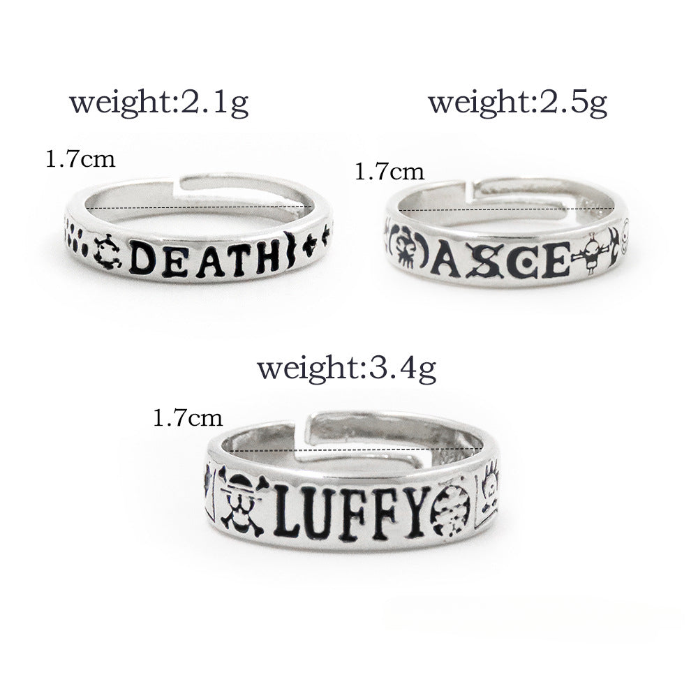 Ace Death Luffy Cos Ring