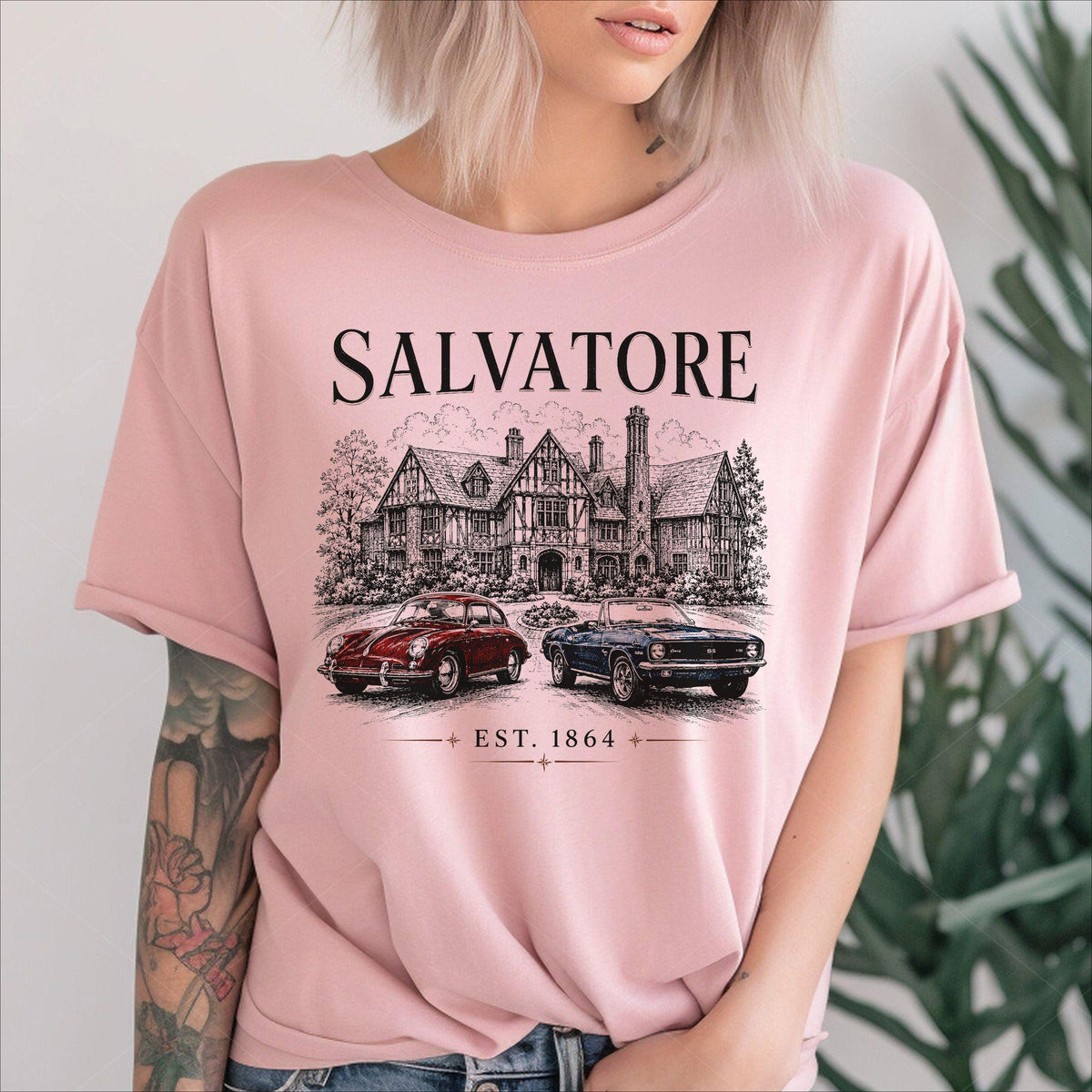 Vintage Salvatore's Family Fall Graphic T-Shirt