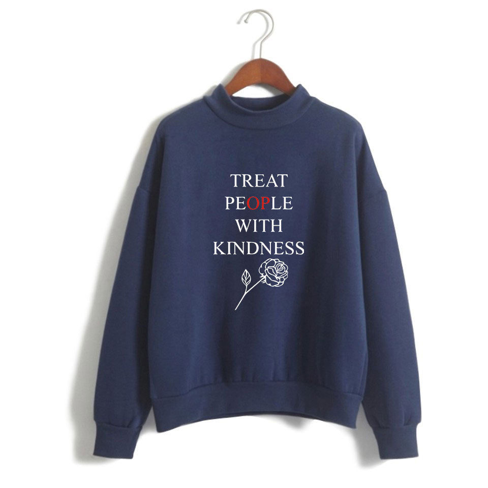 Cute Harry Letter Crew Neck Sweatshirt