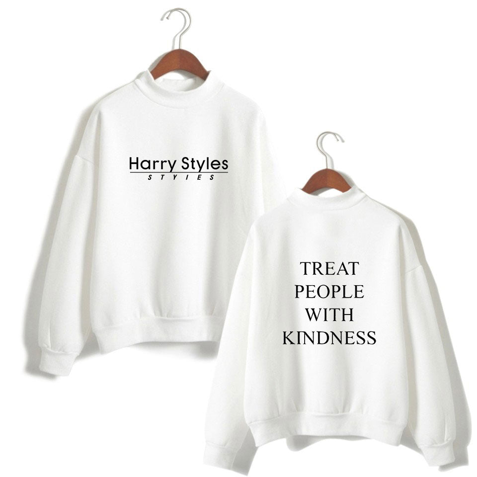 Cute Harry Letter Crew Neck Sweatshirt