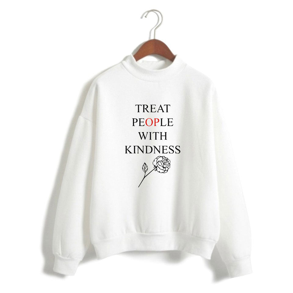 Cute Harry Letter Crew Neck Sweatshirt