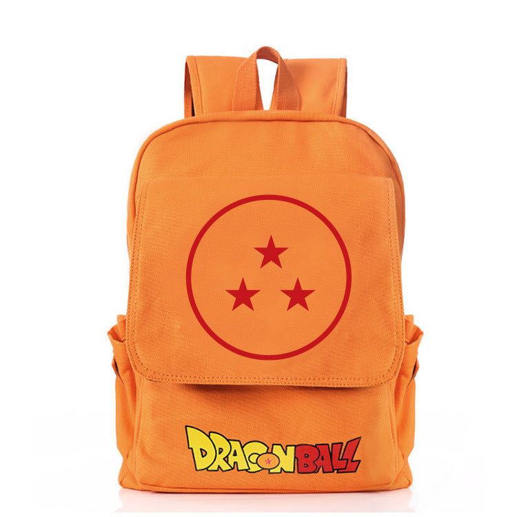 Trendy Anime Goku Canvas Backpack