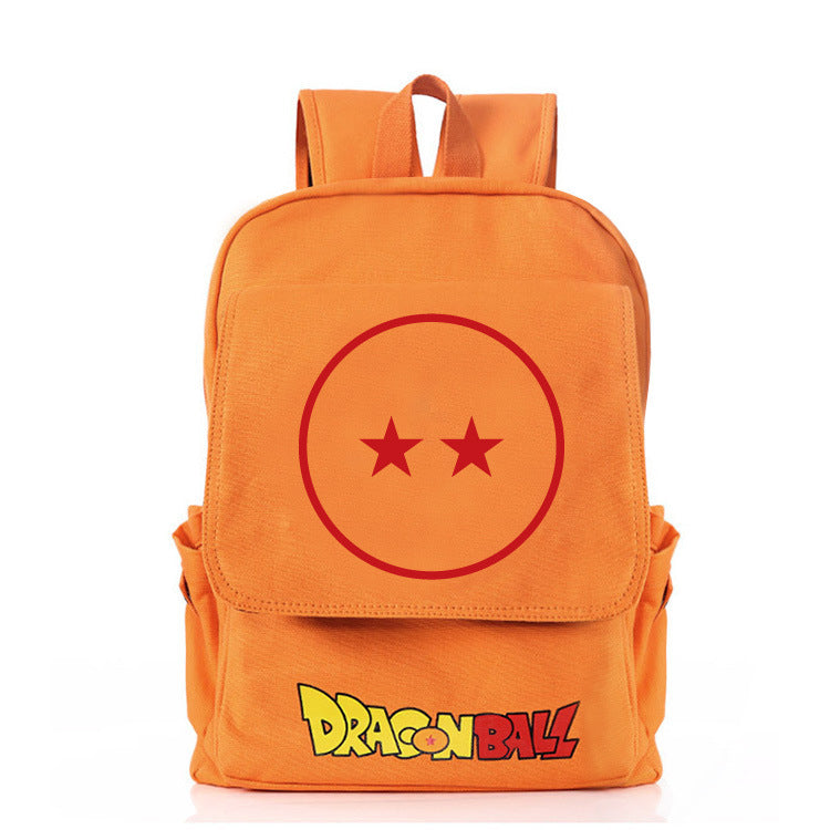 Trendy Anime Goku Canvas Backpack