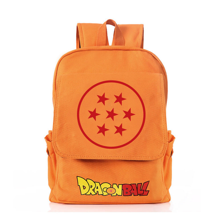 Trendy Anime Goku Canvas Backpack