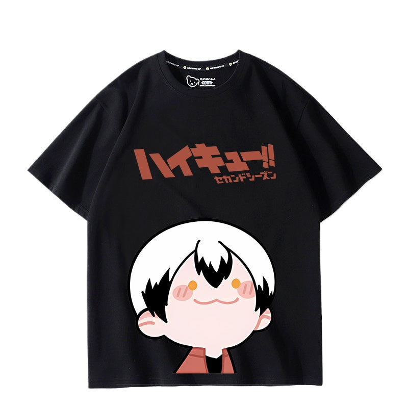 Cute Anime Graphic Short Sleeve T-Shirt