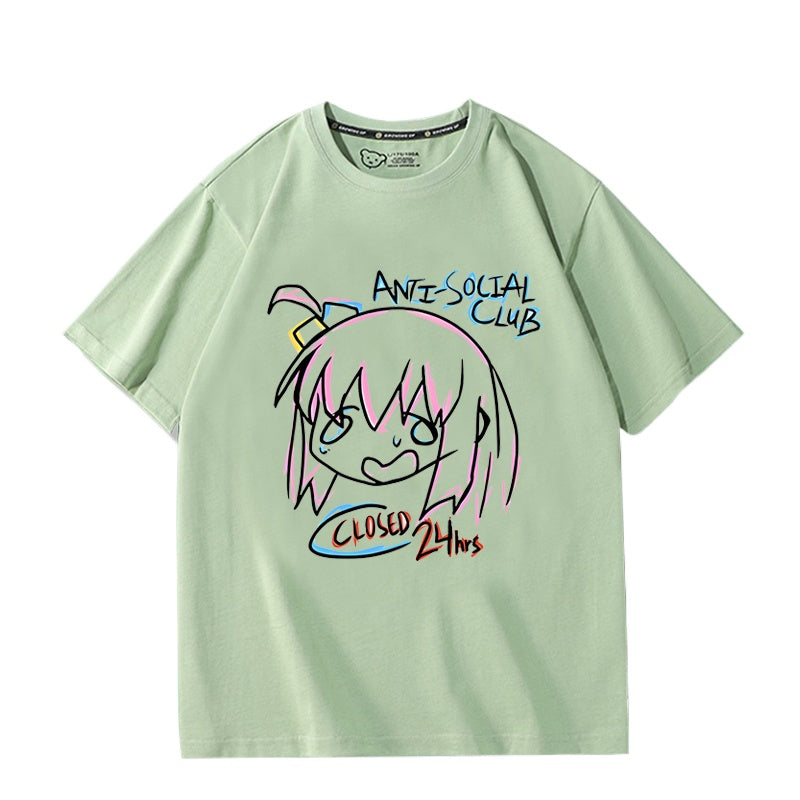 Bocchi Anime Cos Short-sleeved T-shirt