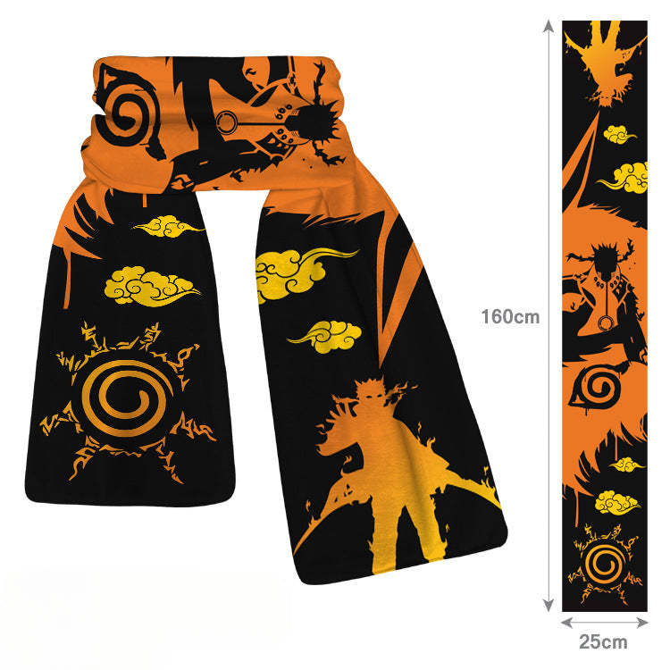 Trendy Anime Soft Plush Scarf