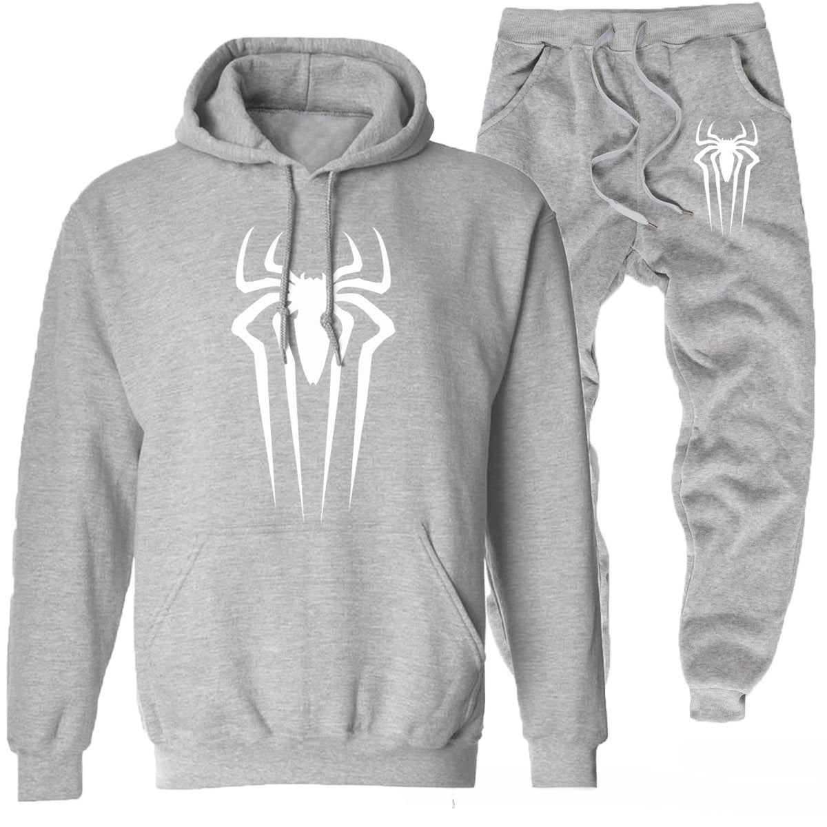 Casual Men's Spider Hoodie and Pants Co-ords Sportswear