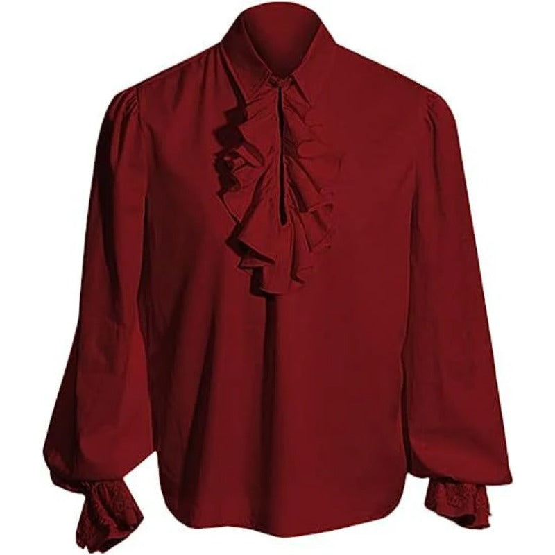 Vampire Style Renaissance Steampunk Ruffled Medieval Shirt – TTAesthetic