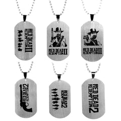 Game Stainless Steel Keychain Necklace