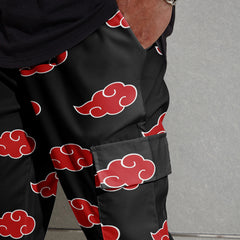 Men's Casual Anime Printed Loose Sweatpants