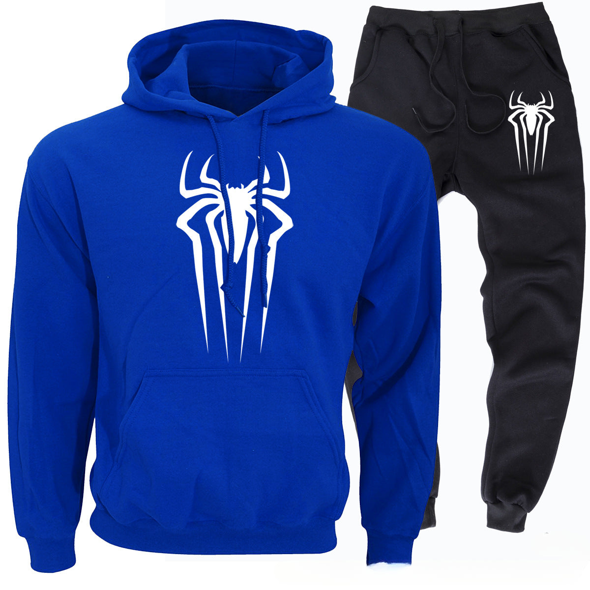 Casual Men's Spider Hoodie and Pants Co-ords Sportswear