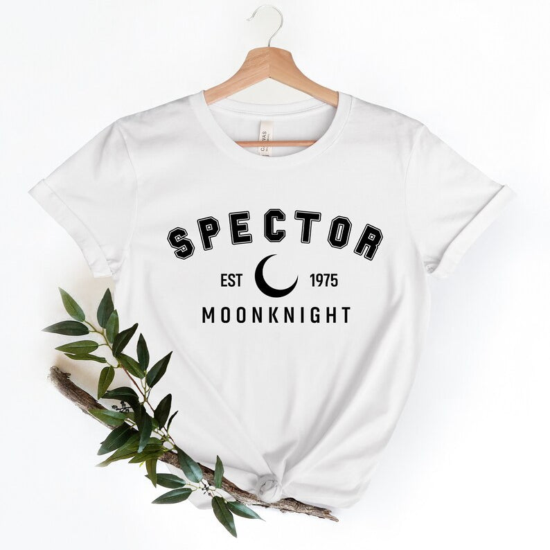 Casual Women's Spector Moonknight Letter T-shirt