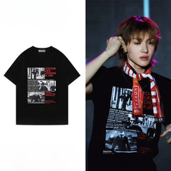 Trendy Martin Same Cotton Short-sleeved T-shirt