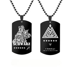 Game Character Stainless Steel Tag Necklace
