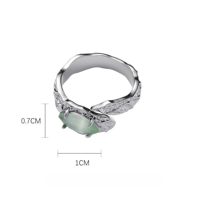Retro Zircon Game Cos Ring