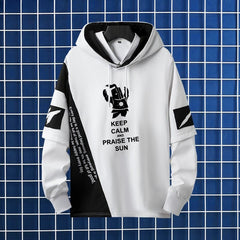 Men's Game Color Block Hooded Jacket