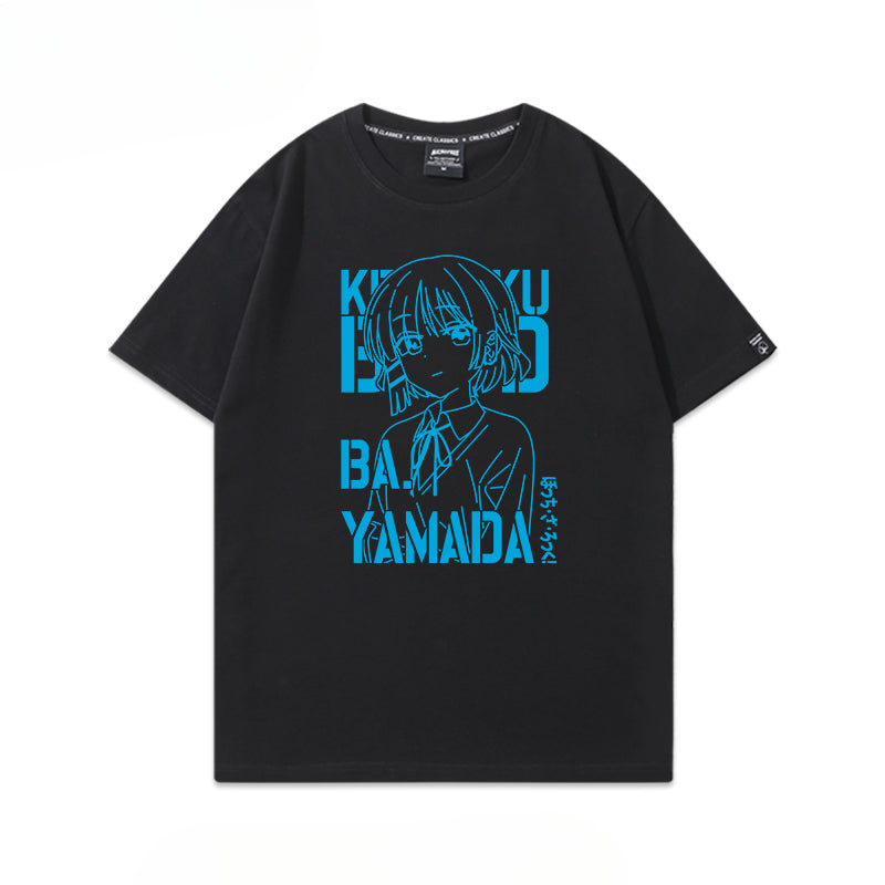 Unisex Anime Print Short Sleeve T-Shirt