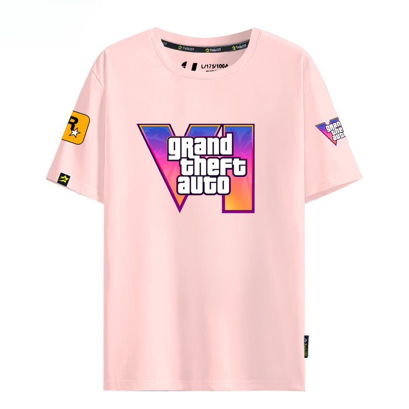 Casual Game R Star Short-sleeved T-shirt