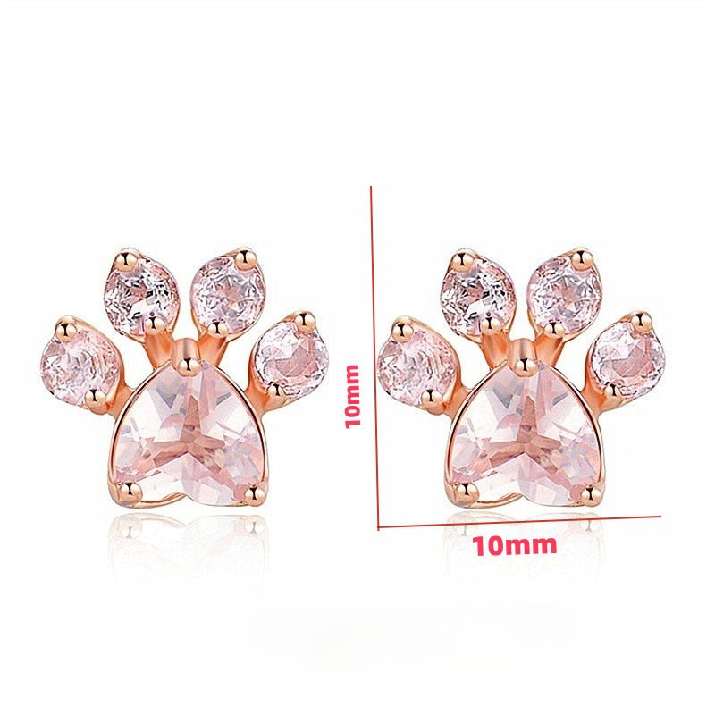 Cat Dog Paw Claw Earrings
