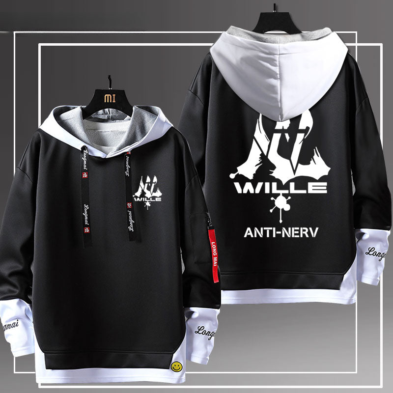 EVA NERV Logo Men's Pullover Hoodie