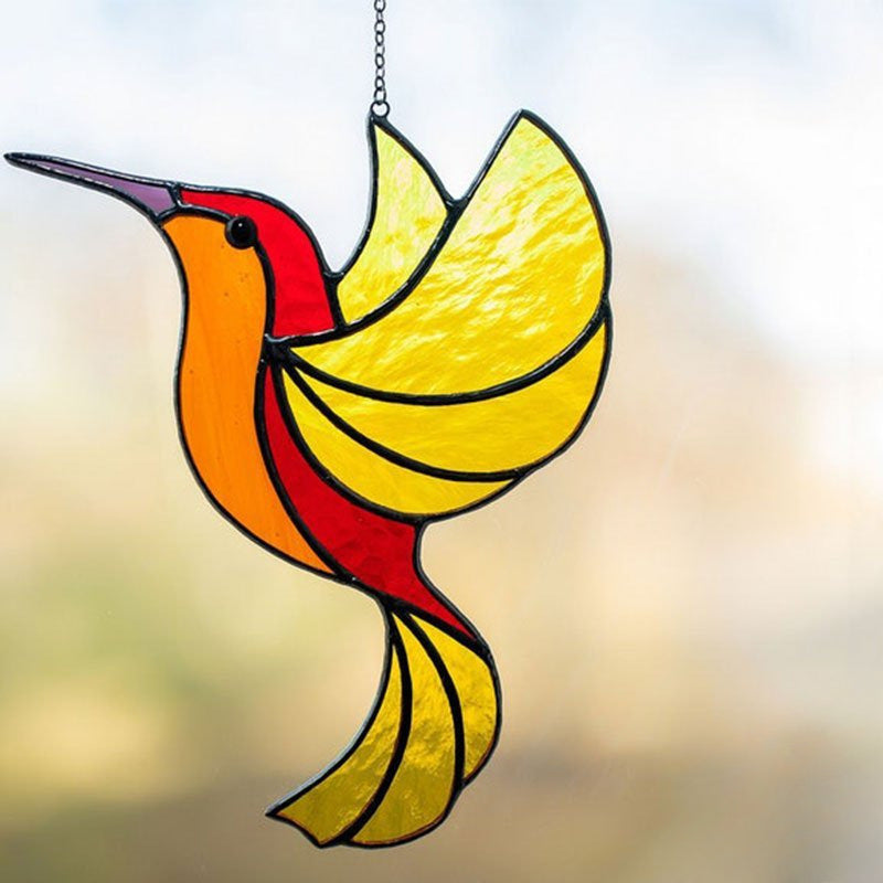 Colorful Hummingbird Suncatcher