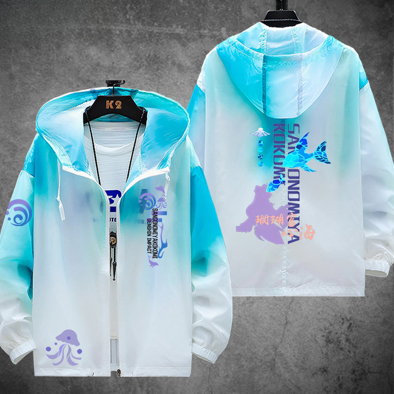 Trendy Game Print Sunscreen Thin Jacket