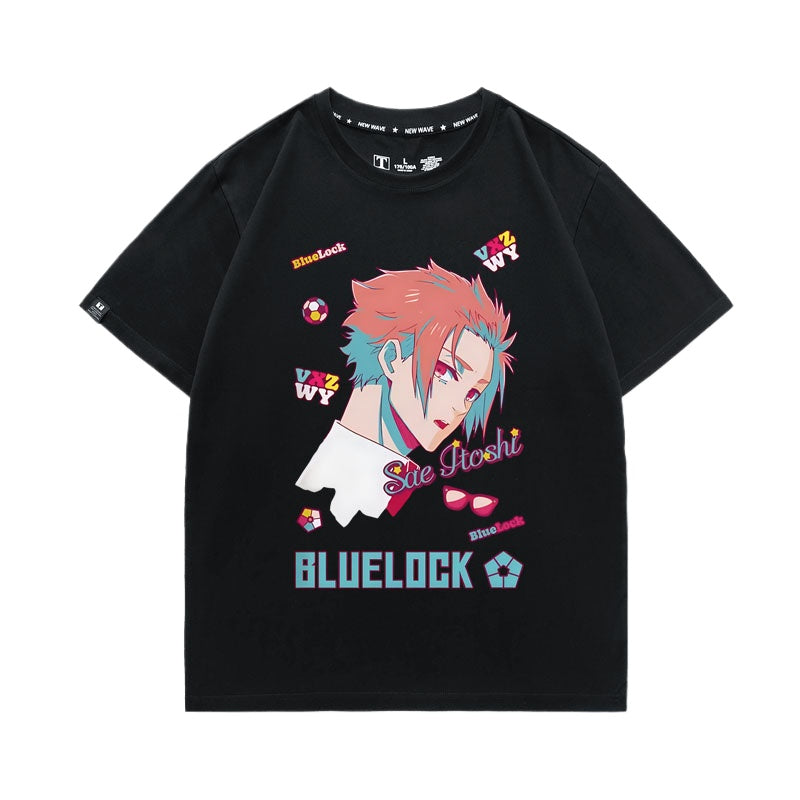 Unisex Anime Printed Short Sleeve T-Shirt