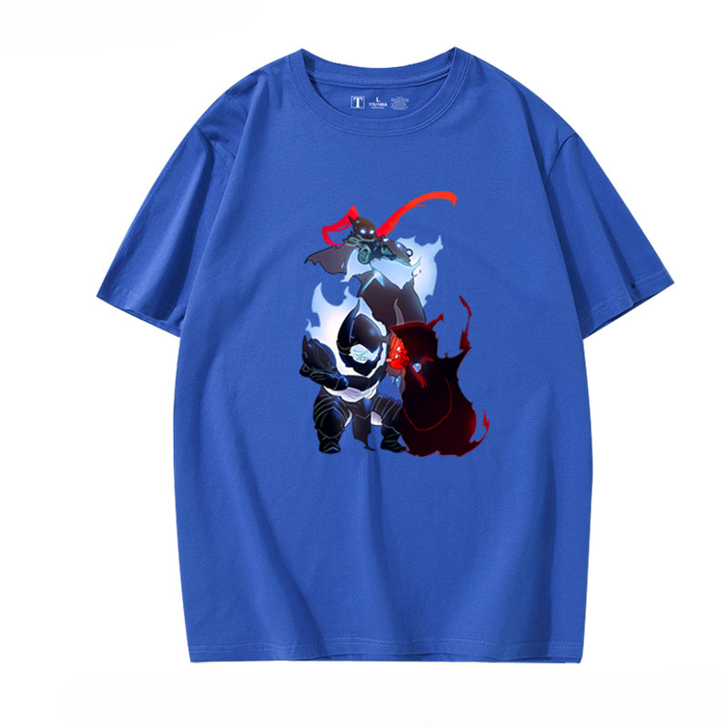 Trendy Anime Print Short-sleeved T-shirt